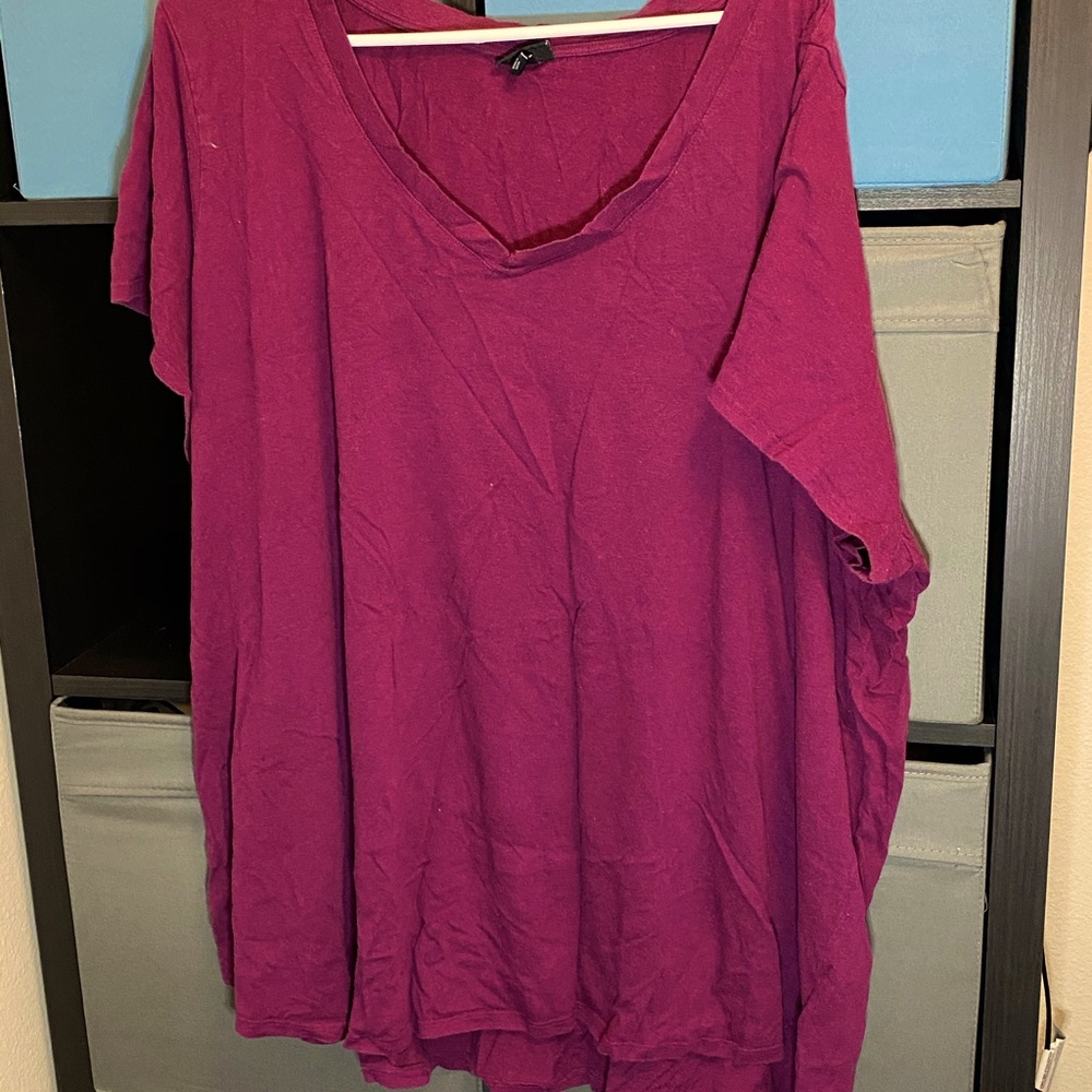 Red Knit Tshirt 6X